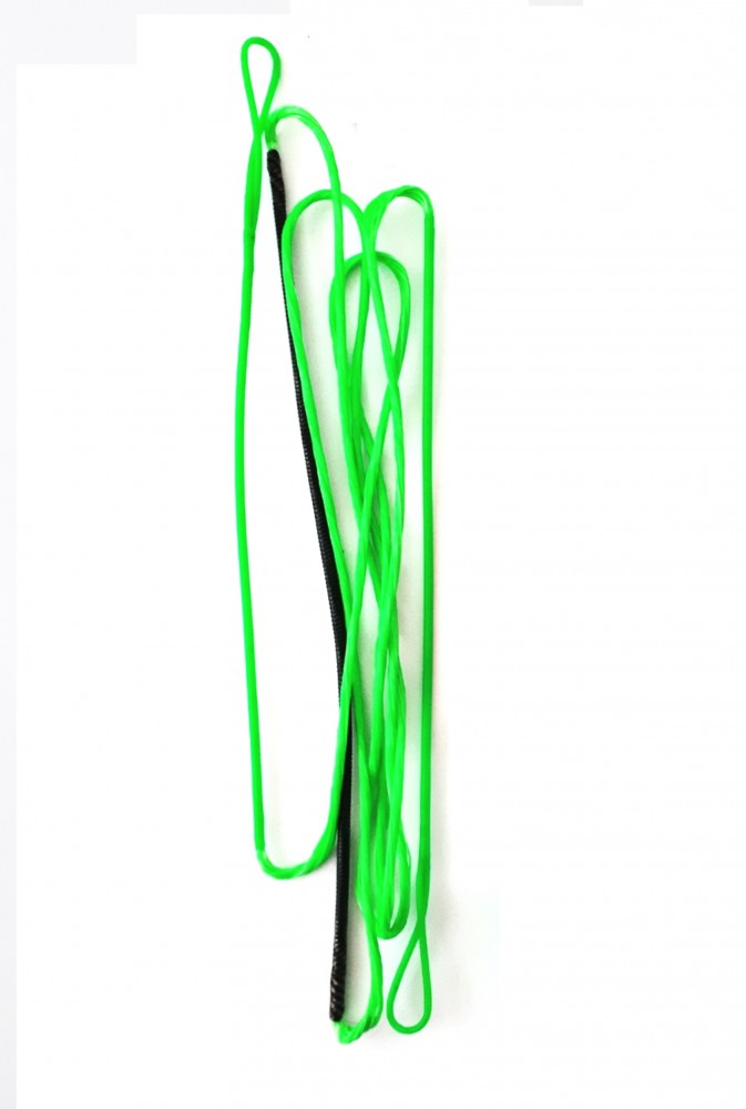 Flex Dacron string 64" 16 strand Classic neon green recurve bow